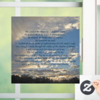 Salmo 23 Bella Biblia Verse Cristiano