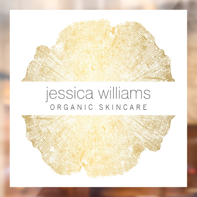 Vinilos Para Cristales Salón de Arte de Madera de Lujo, Boutique (Hoja 2)