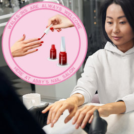 Vinilos Para Cristales Salón de Pedicura de Uñas Personalizado Se Aceptan