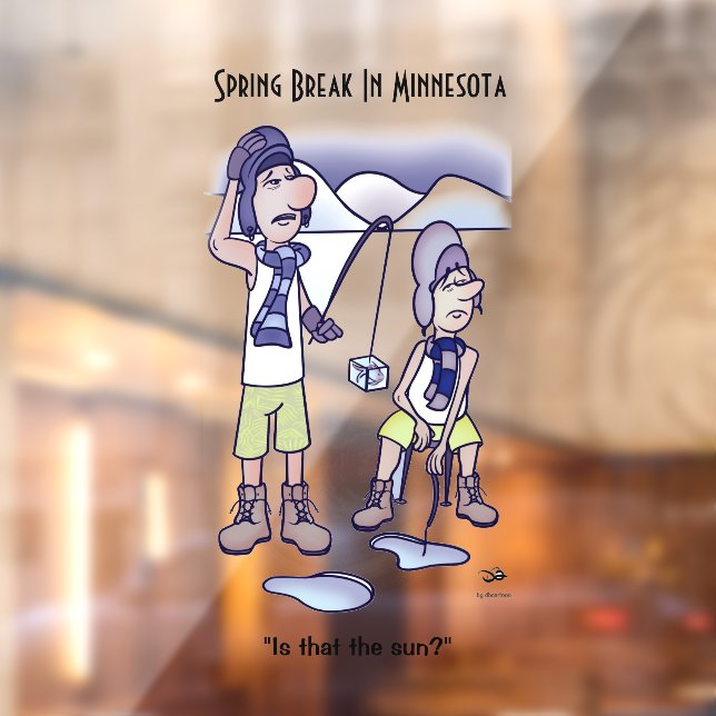 Vinilos Para Cristales Salto de primavera (Hoja 2)