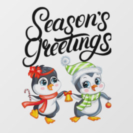 Vinilos Para Cristales Saludos de temporada