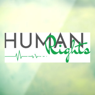 Vinilos Para Cristales Salvamento de los derechos humanos