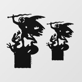 Vinilos Para Cristales San Miguel y Dragón