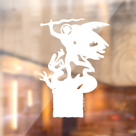 Vinilos Para Cristales San Miguel y Dragón (en blanco)