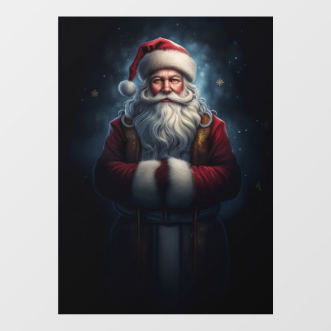 Vinilos Para Cristales Santa Claus con Túnica Completa (Hoja)