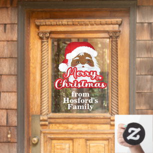 Vinilos Para Cristales Santa Claus Merry Christmas Window Cling