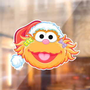 Vinilos Para Cristales Santa Hat Zoe