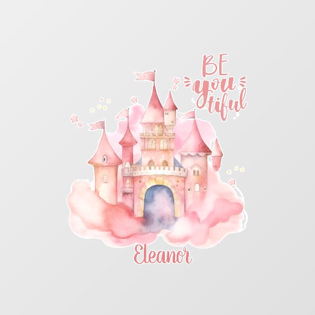 Vinilos Para Cristales Sé un personalizable hermoso (Hoja)