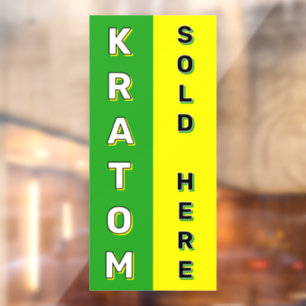 Vinilos Para Cristales Se Vende Kratom Aquí Tienda de Fumadores Dispensar