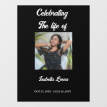 Sencilla Celebración de la Vida Funeral Memorial F