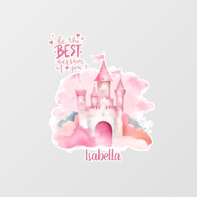 Vinilos Para Cristales Ser la mejor versión personalizada (Hoja)