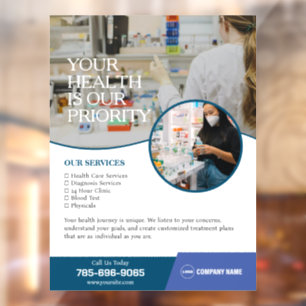 Vinilos Para Cristales Servicios Empresariales de Farmacia Personalizados