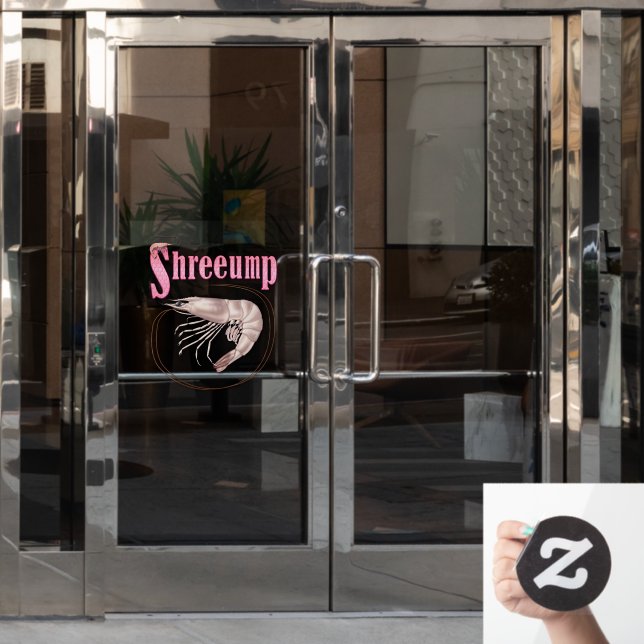 Vinilos Para Cristales Shrimp Shreeump (Puerta de oficina)