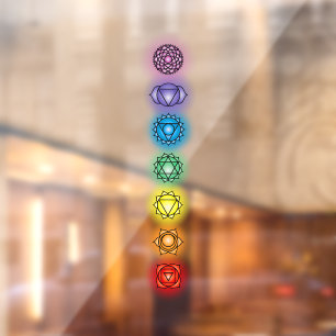 Vinilos Para Cristales Siete chakras