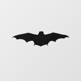 Vinilos Para Cristales Silhouette De Un Bat De Hoary