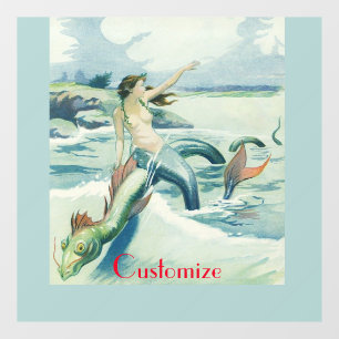 Vinilos Para Cristales Sirviente de serpiente de sirviente de la sirena T