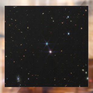Vinilos Para Cristales Sistema de Anillo Neptuno cientos de galaxias Webb