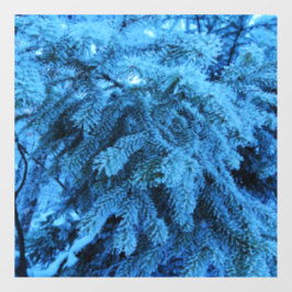 Vinilos Para Cristales Snowy Forest Spruce