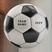 Soccer Ball Window Cling | Team Name Vinyl Decal