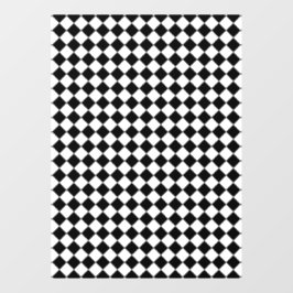 Vinilos Para Cristales Solid Black and White Chevron Pattern