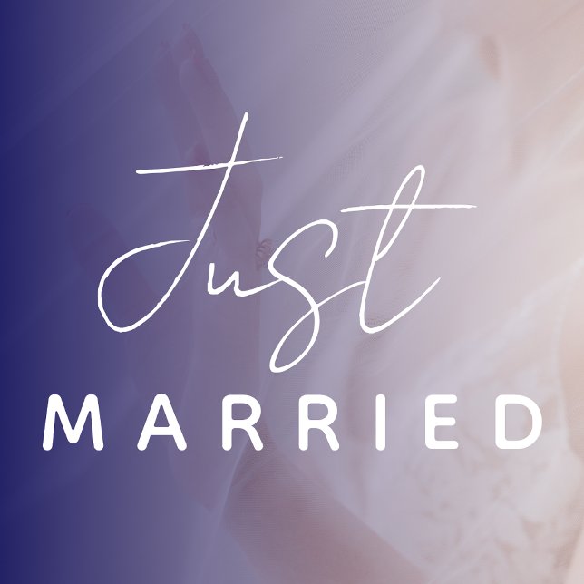 Vinilos Para Cristales Solo casada | Boda Clásico Elegante Blanco (Subido por el creador)