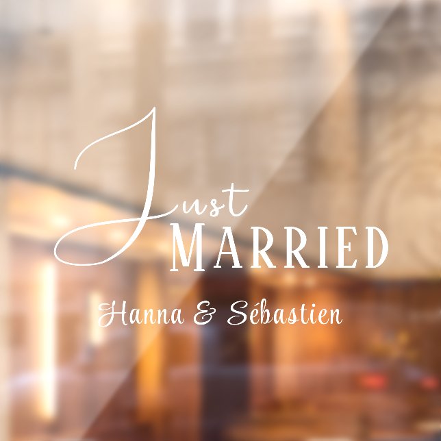 Vinilos Para Cristales Solo coche casado (Hoja 2)