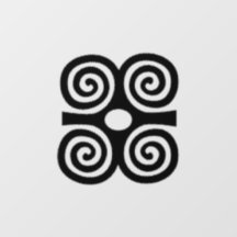 Sonido de ventana de símbolo de Adinkra (humildad)