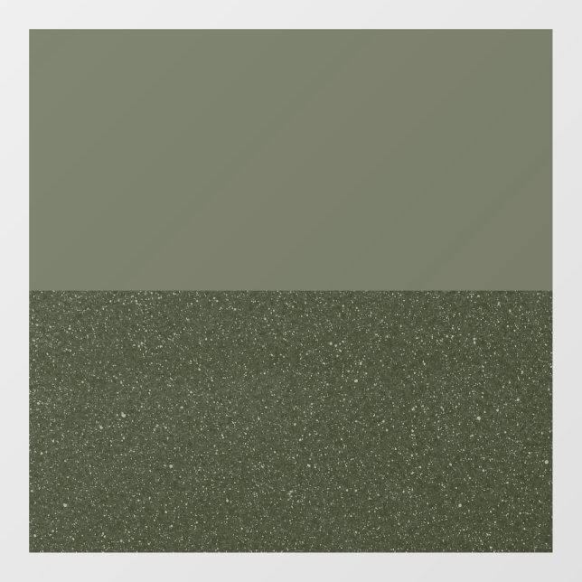 Vinilos Para Cristales Sonido de ventana verde de dos tonos mosca - suave (Hoja)