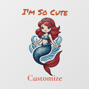 Vinilos Para Cristales Soy tan linda sirena Thunder_Cove
