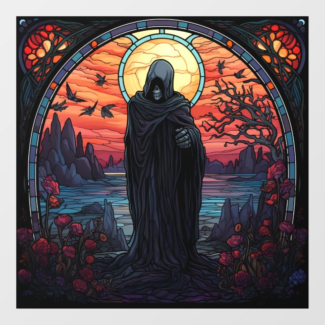 Vinilos Para Cristales Spooky Halloween Window Cling (Hoja)