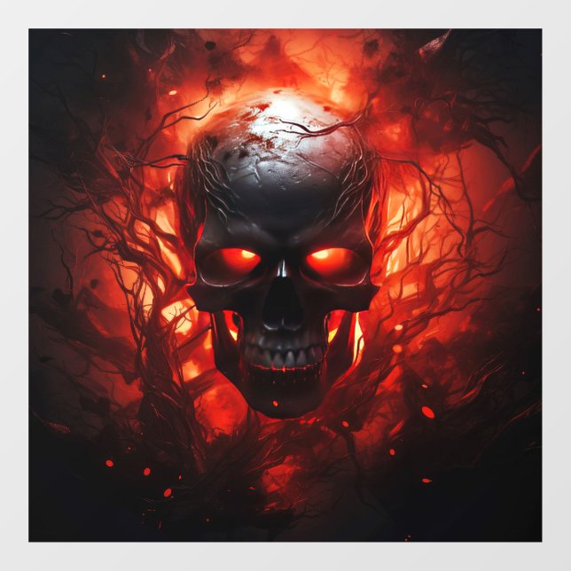 Vinilos Para Cristales Spooky Halloween Window Cling (Hoja)