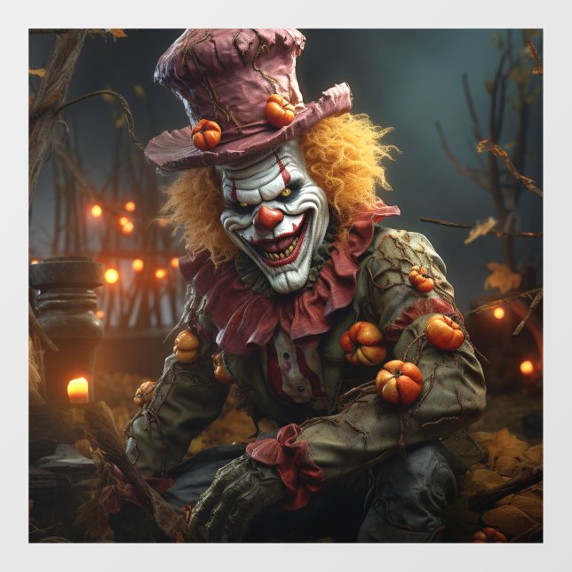 Vinilos Para Cristales Spooky Halloween Window Cling (Hoja)