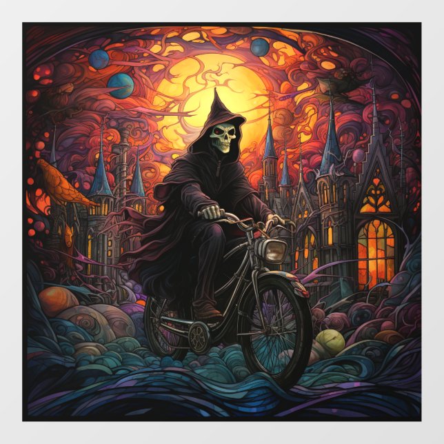 Vinilos Para Cristales Spooky Halloween Window Cling (Hoja)