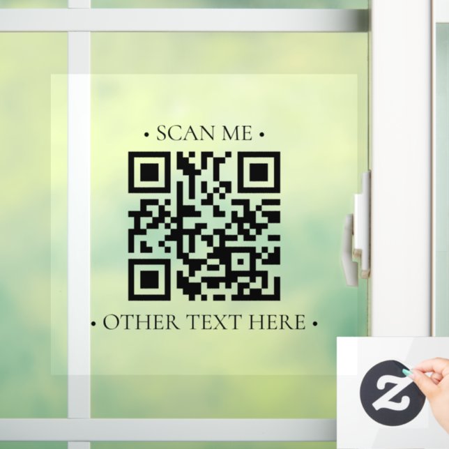 Vinilos Para Cristales Su código QR de negocio (Hogar)