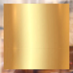 Vinilos Para Cristales Sube tu código QR de logotipo Texto Dorado Plantil