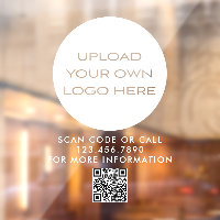 Subir logotipo propio Código QR de marca de pequeñ