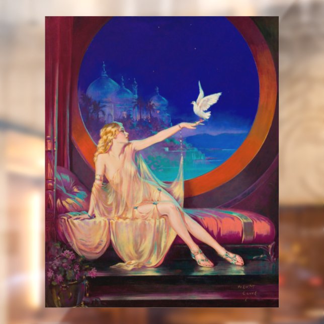 Vinilos Para Cristales Sultana la concubina del sultán árabe de 1925 (Hoja 2)