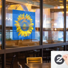 Vinilos Para Cristales Sunflower brillante y glorioso