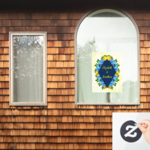 Vinilos Para Cristales Sunny Lemon Floral Boda