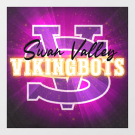 Vinilos Para Cristales Swan Valley VikingBots Window Decal 