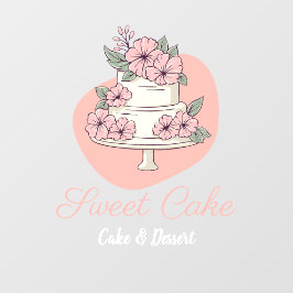 Vinilos Para Cristales Sweet Cake Bakery Cake & Dessert Logo