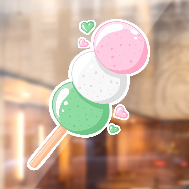 Vinilos Para Cristales Sweet Hanami Dango (Hoja 2)