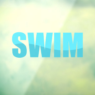 Vinilos Para Cristales Swim Window Cling