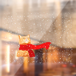 Vinilos Para Cristales Tabby ama Nieve