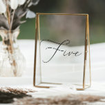 Vinilos Para Cristales Tabla de caligrafía minimalista número de tabla ci<br><div class="desc">Este sofisticado diseño presenta una caligrafía elegante,  que ofrece una moda y un estilo contemporáneo. Adherirlo sin esfuerzo al vidrio o a cualquier superficie lisa para una solución de numeración de mesas sin complicaciones. Personalice su evento con este elegante y versátil cierre de ventanas.</div>