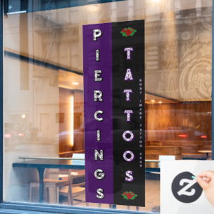 Vinilos Para Cristales Tatuajes Piercings de Tienda de Tatuajes Totalment