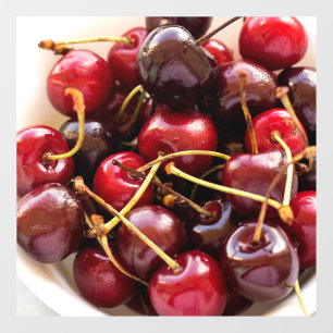 Vinilos Para Cristales tazón de cerezas