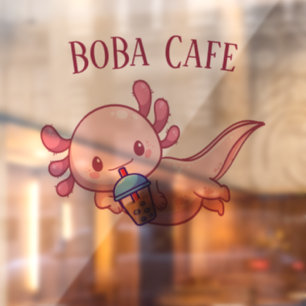 Vinilos Para Cristales Té Boba , Té de leche de burbuja