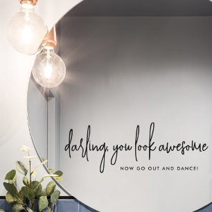 Vinilos Para Cristales Te Ves Impresionante Baño De Baile De Baile Negro