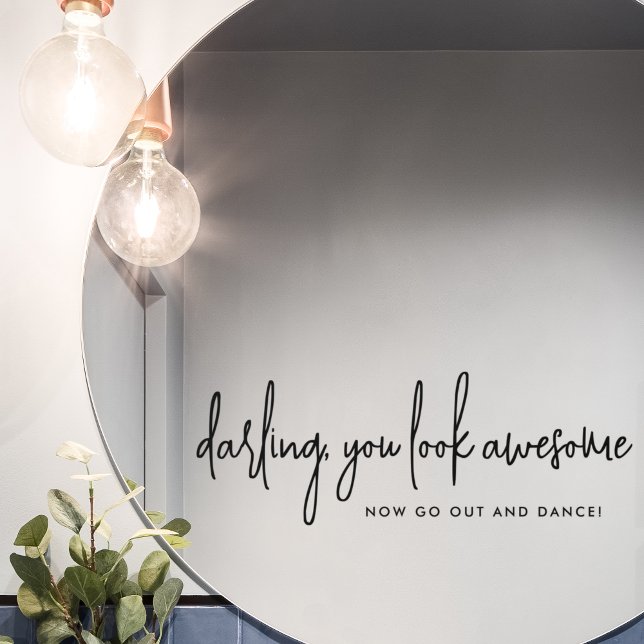 Vinilos Para Cristales Te Ves Impresionante Baño De Baile De Baile Negro  (Subido por el creador)